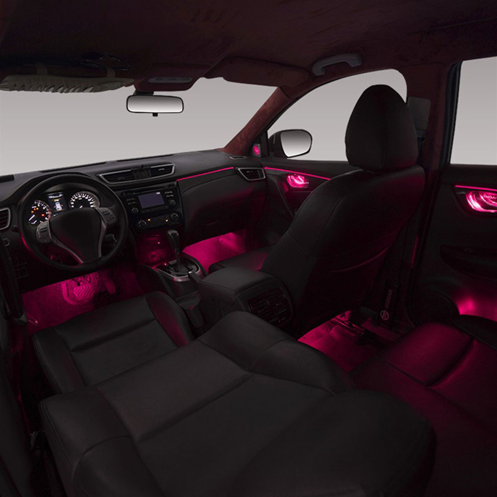 DIG AMBIENT NISSAN QASHQAI II (PB) (Digital iQ Ambient Light for NISSAN QASHQAI mod. 2014-2021 with 18 Lights) PIANO BLACK - Image 3
