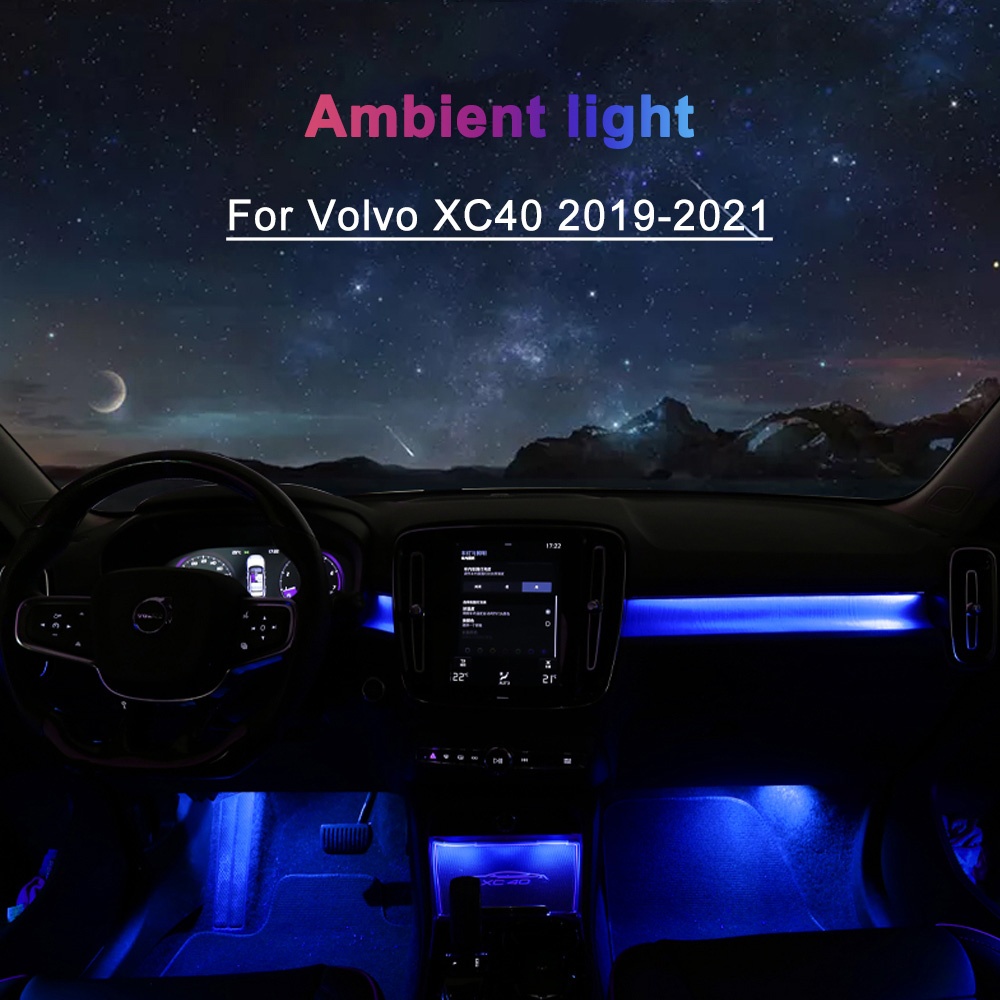DIQ AMBIENT VOLVO XC40 AL (EX40) mod. 2018> (Digital iQ Ambient Light for VOLVO XC40 mod. 2018> with 11 Lights & with Original Ambient Light) - Image 3