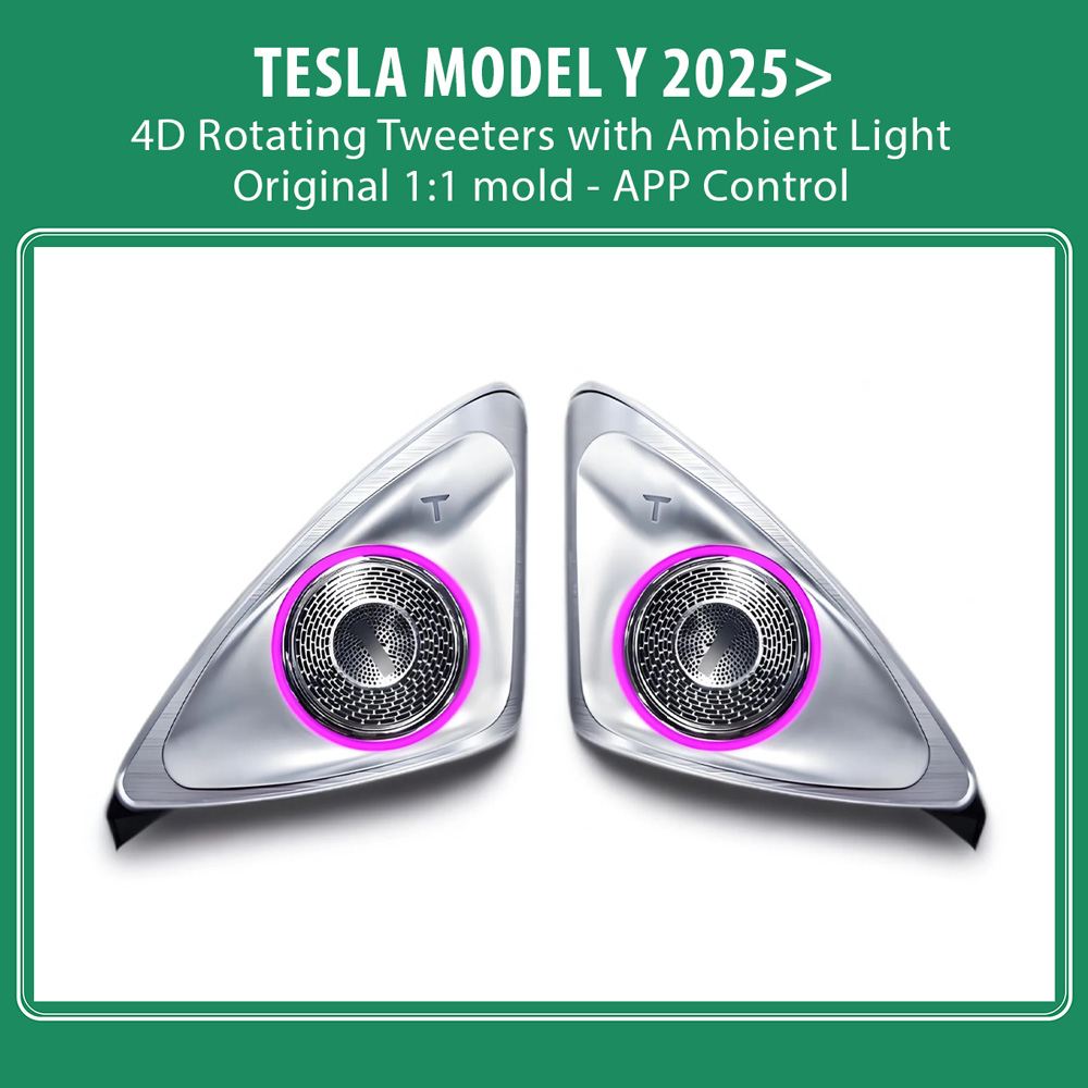 DIGITAL IQ AMBIENT TS 3923 TESLA MODEL Y mod. 2025> (Ambient Light 4D Rotating Tweeters)