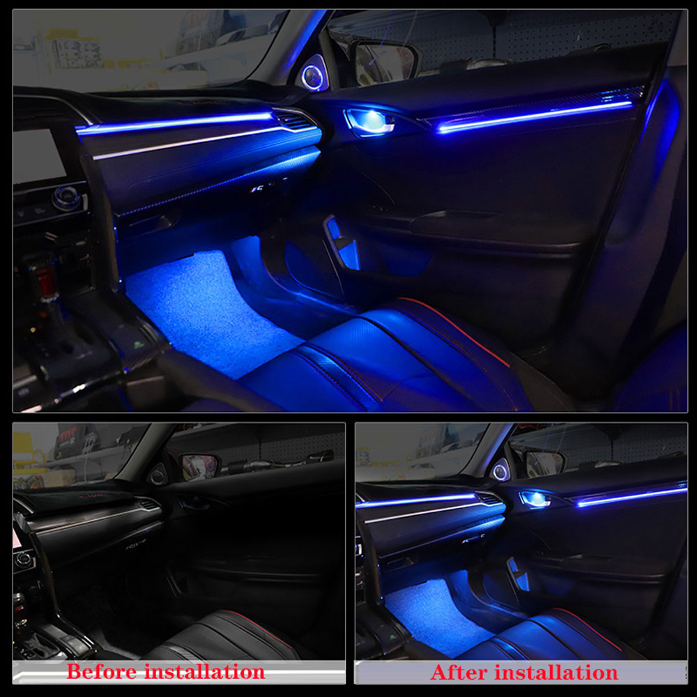 DIQ AMBIENT HONDA CIVIC X FULL mod. 2016-2021 (Digital iQ Ambient Dynamic Light for Honda Civic mod. 2016-2021 with 23 Lights - FULLKIT) - Image 3