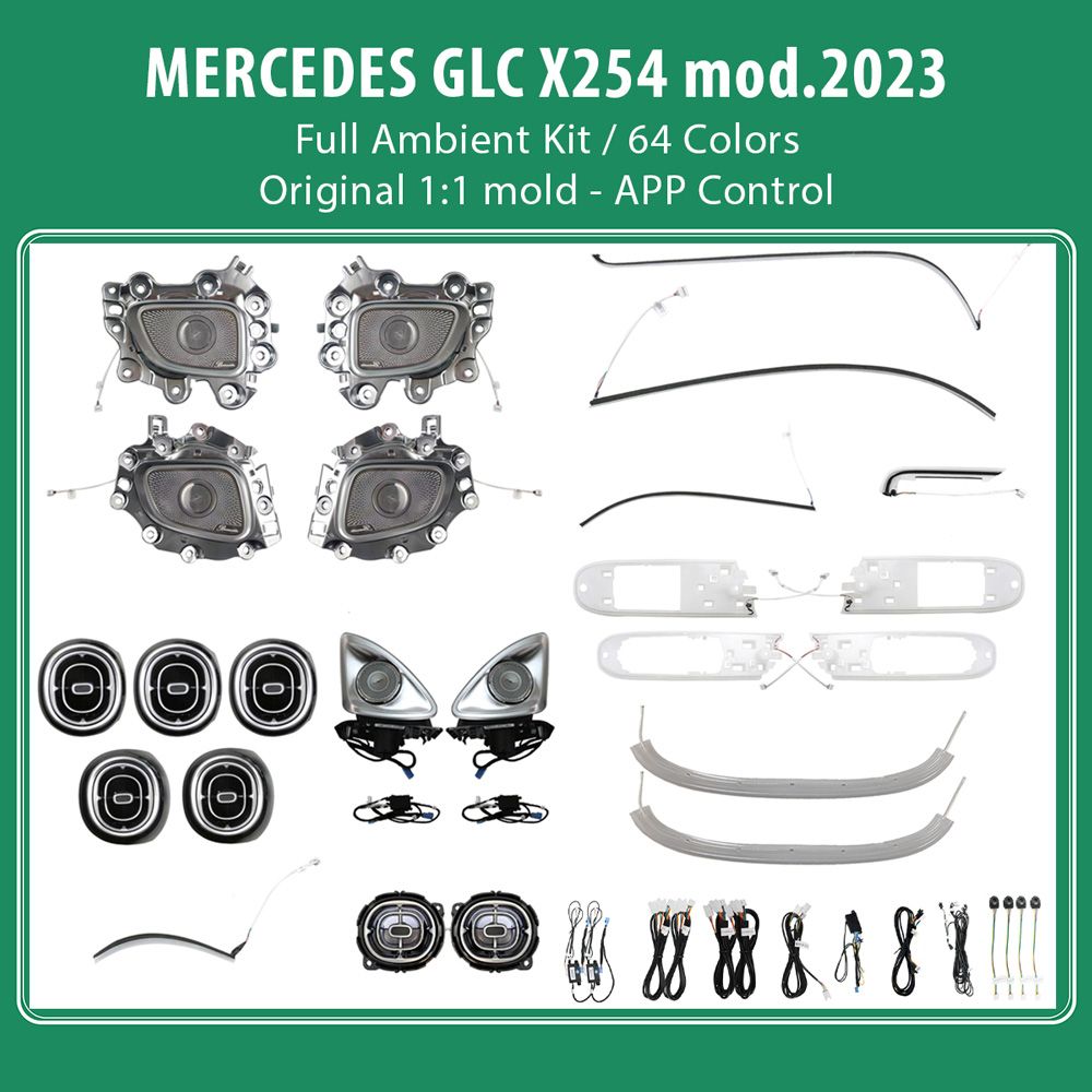 DIQ AMBIENT 8173 BJE6 - BENZ GLC (X254) (Digital iQ Ambient Light for Mercedes GLC (X254)  mod. 2023> FULLKIT )