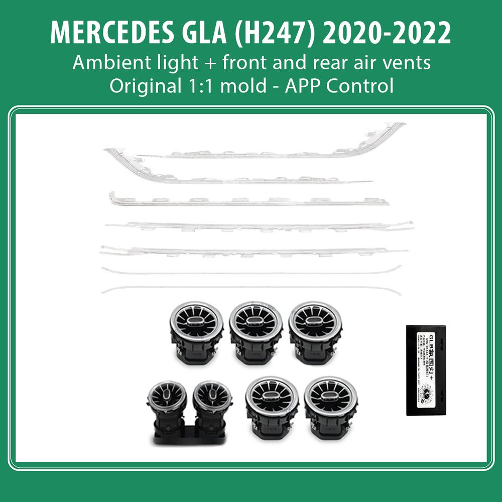DIQ AMBIENT 8176 GLA C - MERCEDES GLA (H247) (Digital iQ Full Ambient Light Kit MERCEDES GLA (H247) mod. 2019-2023)