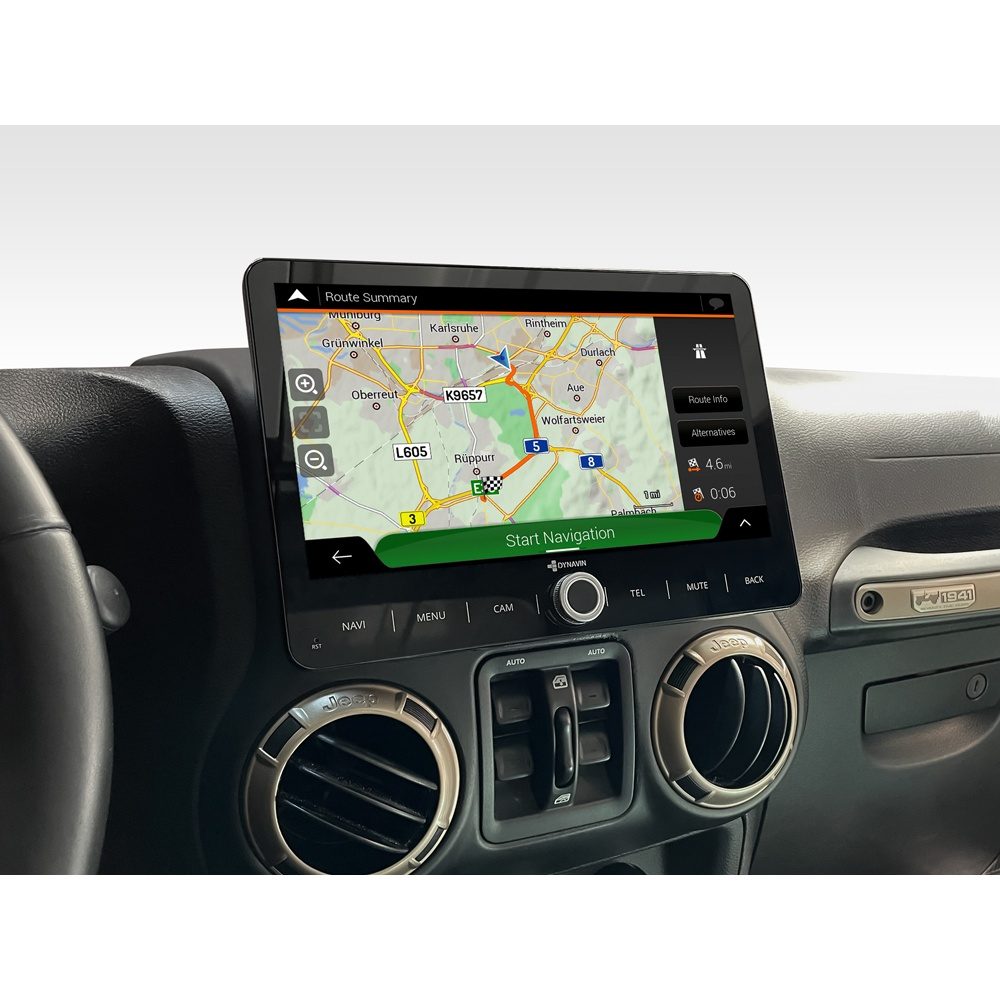 Dynavin D8 Series Οθόνη Jeep Wrangler 2007-2017 10" Android Navigation Multimedia Station - Image 5