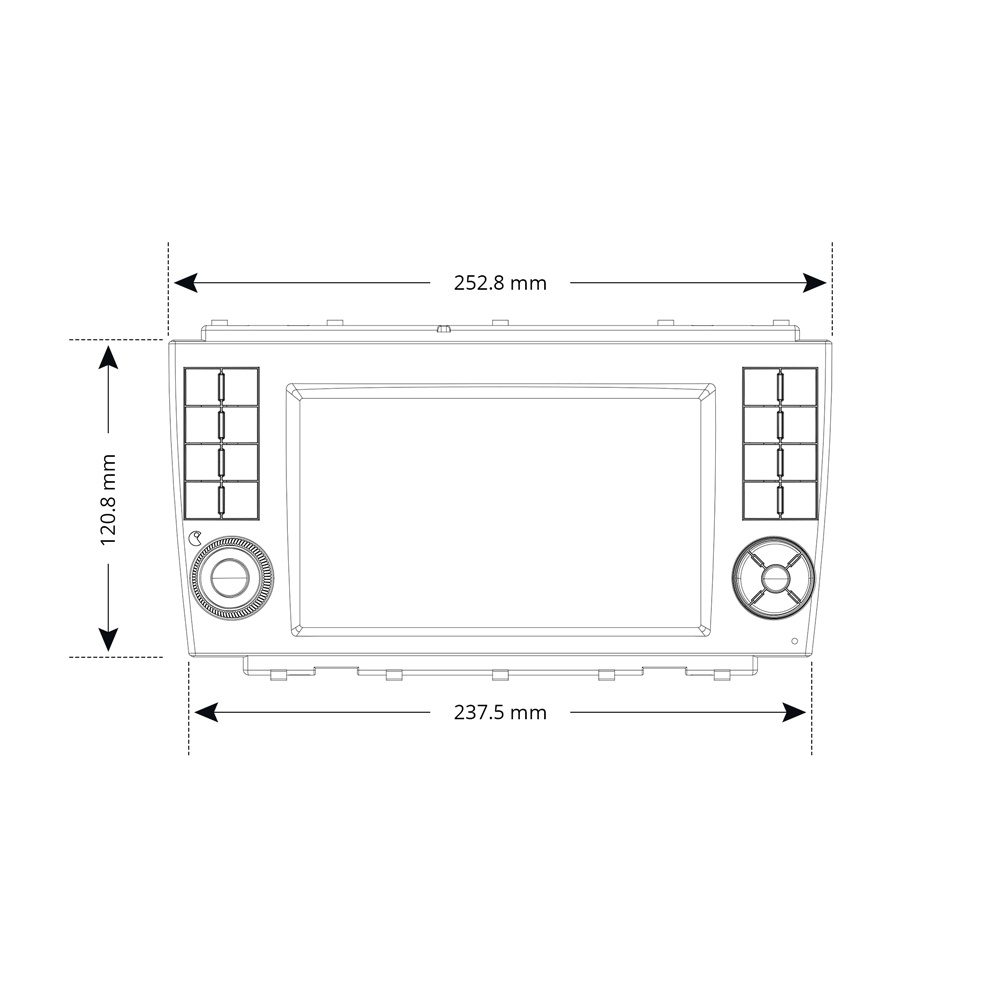 Dynavin D9 Series Οθόνη Mercedes CLK W209 2005-2009 7" Android11 Navigation Multimedia Station - Image 9