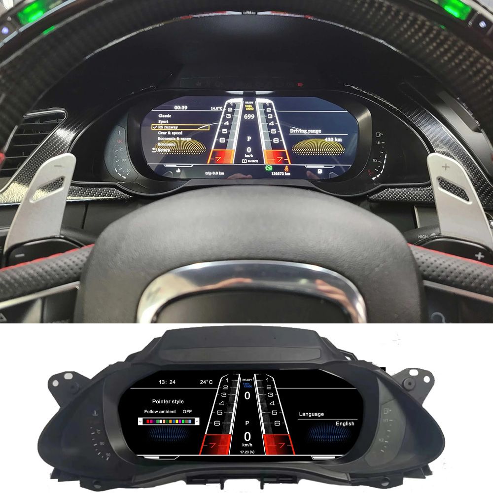 DIGITAL IQ DGU 918_DC (10.25in) DIGITAL INSTRUMENT CLUSTER for AUDI A4 mod. 2009-2012 - Image 3