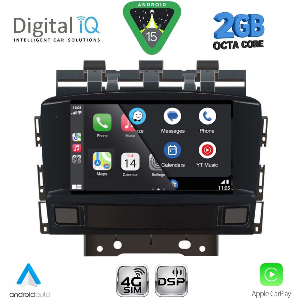 DIGITAL IQ BLF 372_CPA (7" DECK) MULTIMEDIA SYSTEM for OPEL ASTRA J mod. 2010-2016 - Image 2