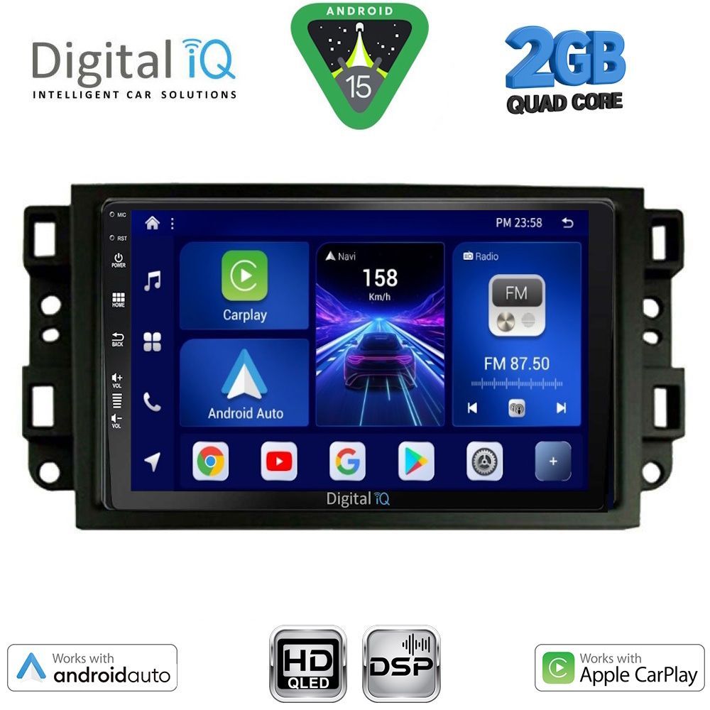 DIGITAL IQ BXC 3070_CPAA (10inc) MULTIMEDIA TABLET for CHEVROLET ALL mod. 2004-2011