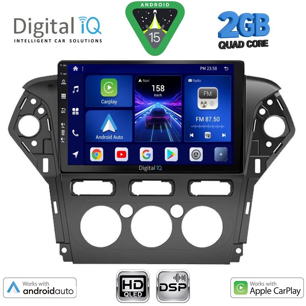 DIGITAL IQ BXC 3163AC_CPAA A/C (10inc) MULTIMEDIA TABLET for FORD MONDEO mod. 2011-2013