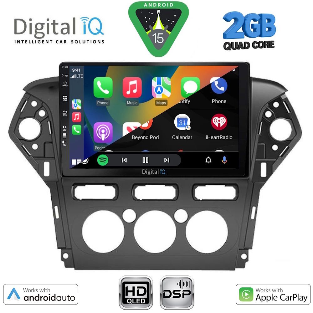 DIGITAL IQ BXC 3163AC_CPAA A/C (10inc) MULTIMEDIA TABLET for FORD MONDEO mod. 2011-2013 - Image 2