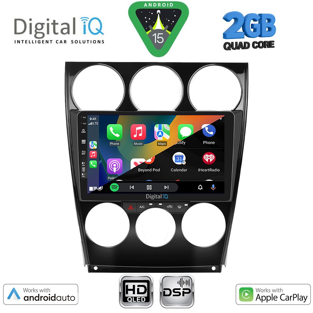 DIGITAL IQ BXC 3375_CPAA (9inc) MULTIMEDIA TABLET for MAZDA 6 (FACELIFT) mod. 2005-2008 - Image 2