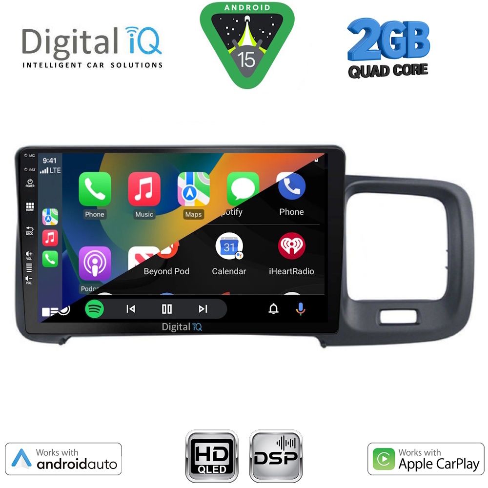 DIGITAL IQ BXC 3785_CPAA (9inc) MULTIMEDIA TABLET for VOLVO S60 mod. 2010-2018 - Image 2