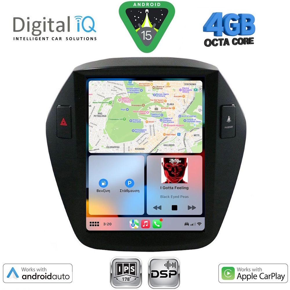 DIGITAL IQ BXF 6896_CPAA TESLA STYLE for HYUNDAI IX35 mod. 2010-2015 - Image 2