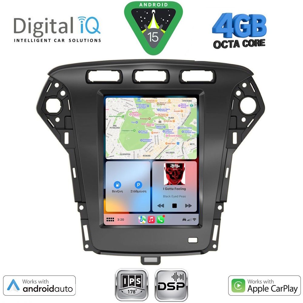 DIGITAL IQ BXF 6958_CPAA TESLA STYLE for FORD MONDEO mod. 2010-2013 - Image 2