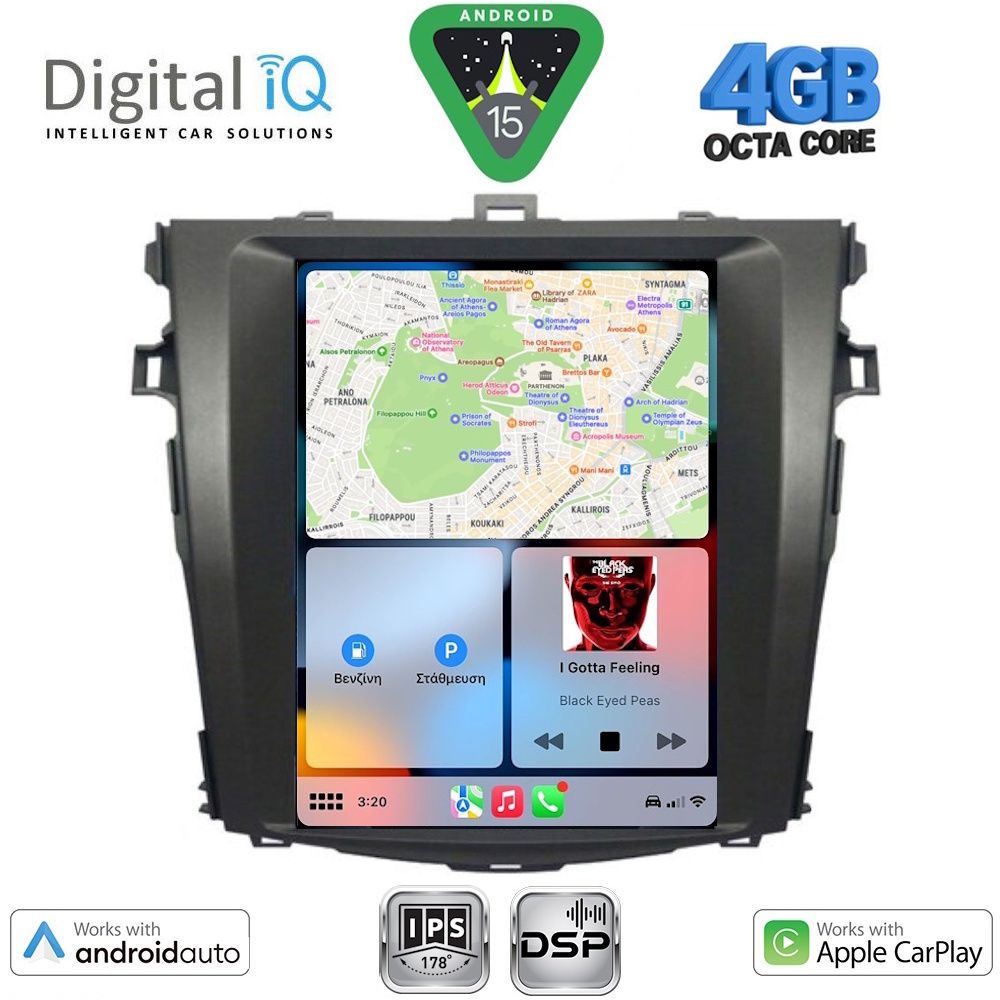 DIGITAL IQ BXF 6963_CPAA TESLA STYLE for TOYOTA COROLLA 4D mod. 2006-2012 - Image 2