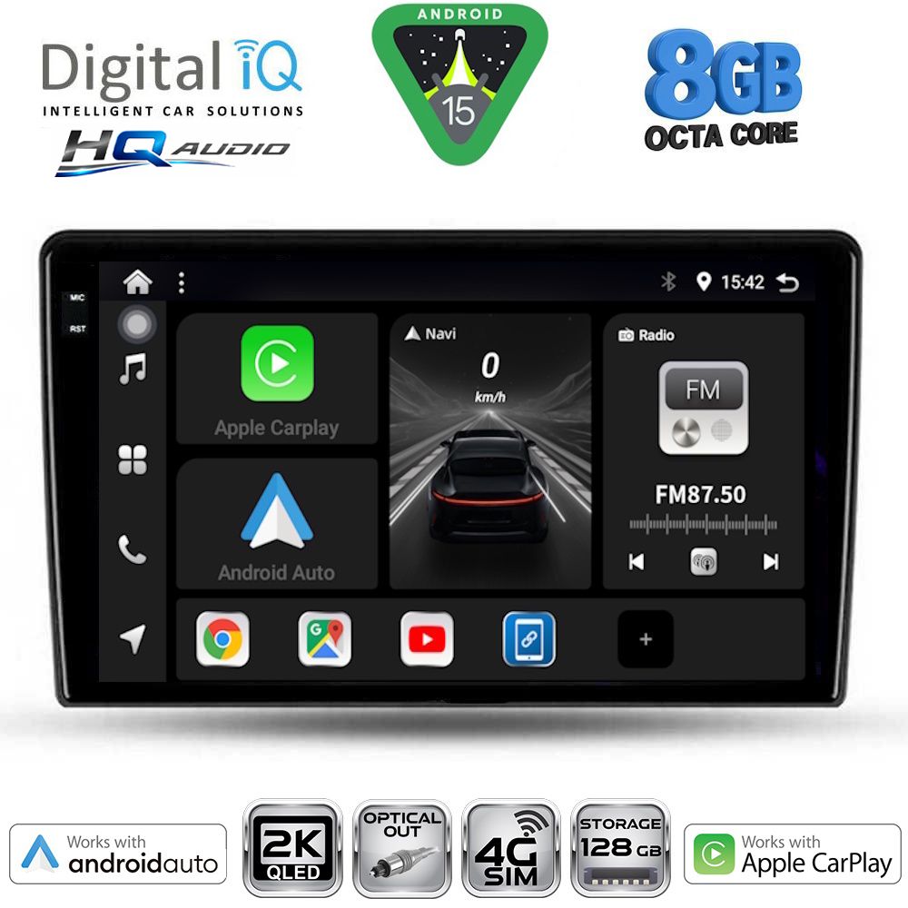 DIGITAL IQ BXK 20324_CPAA (CLIMA+A/C) (9inc) MULTIMEDIA TABLET for KIA SPORTAGE mod. 2004-2010
