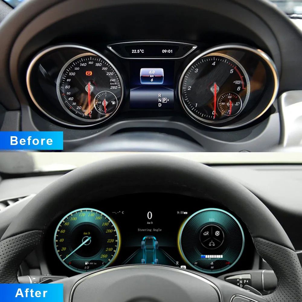 DIGITAL IQ DDD 981_DC (12.3in) DIGITAL INSTRUMENT CLUSTER for MERCEDES A (W176) / CLA (C117) / GLA (X156) mod. 2013-2019 - Image 3
