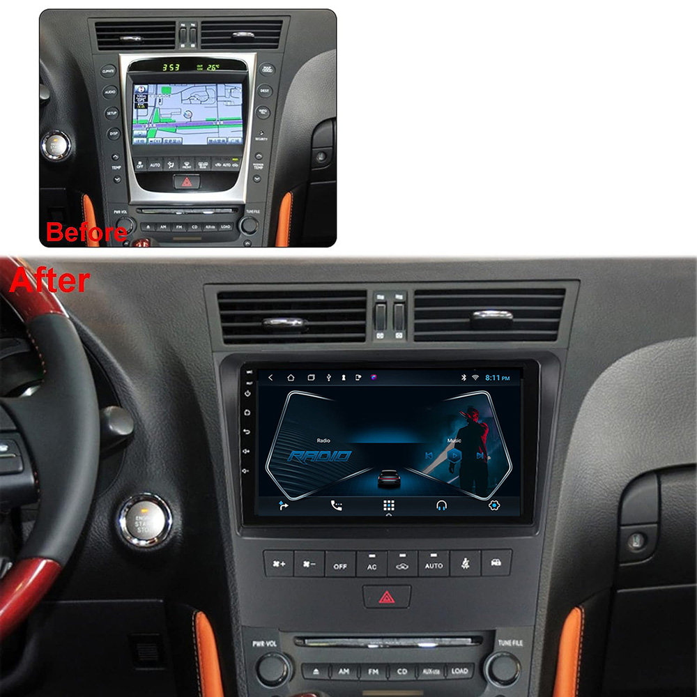 DIGITAL IQ BXC 3341_CPAA (9inc) MULTIMEDIA TABLET for LEXUS GS mod. 2004-2011 - Image 3
