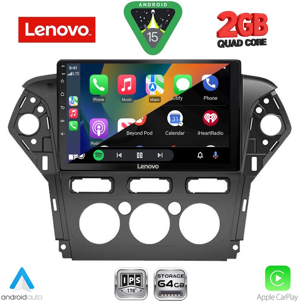 LENOVO LVD 2163_CPA A/C (10inc) MULTIMEDIA TABLET for FORD MONDEO mod. 2011-2013 - Image 2