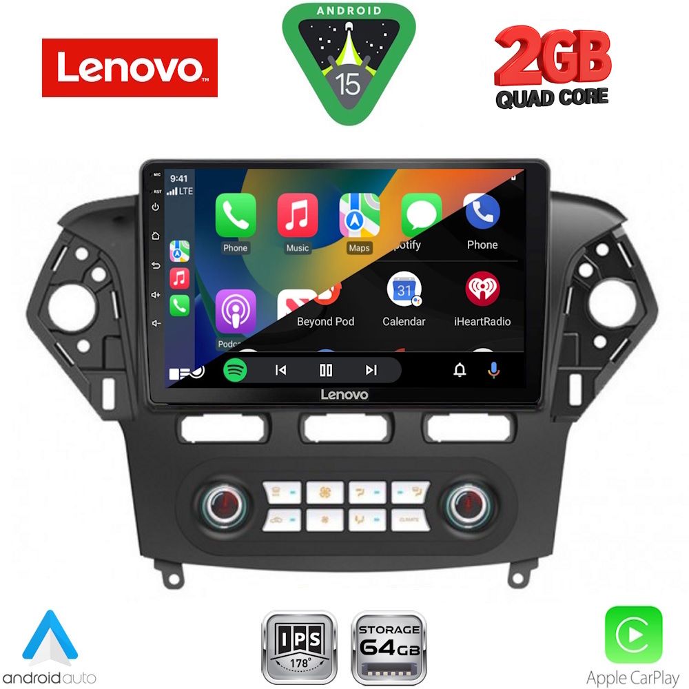 LENOVO LVD 2163_CPA CLIMA (10inc) MULTIMEDIA TABLET for FORD MONDEO mod. 2011-2013 - Image 2