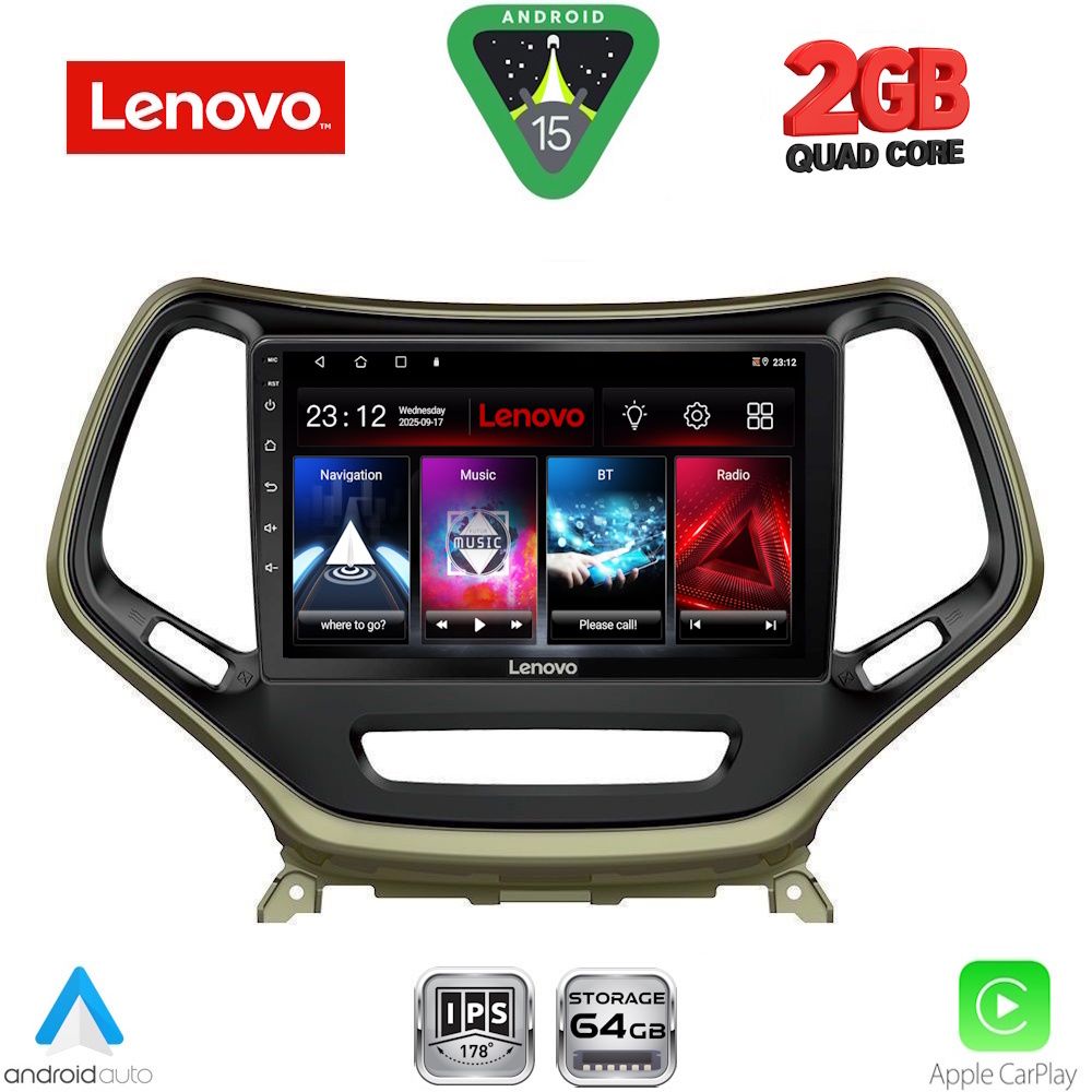 LENOVO LVD 2273_CPA (10inc) MULTIMEDIA TABLET for JEEP CHEROKEE mod. 2014-2024