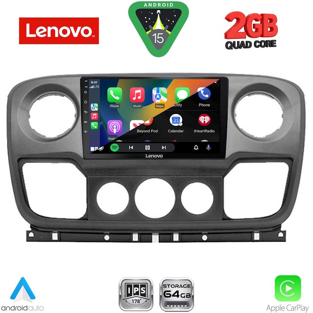 LENOVO LVD 2463_CPA (10inc) MULTIMEDIA TABLET for NISSAN NV400 - OPEL MOVANO - RENAULT MASTER mod. 2010-2020 - Image 2
