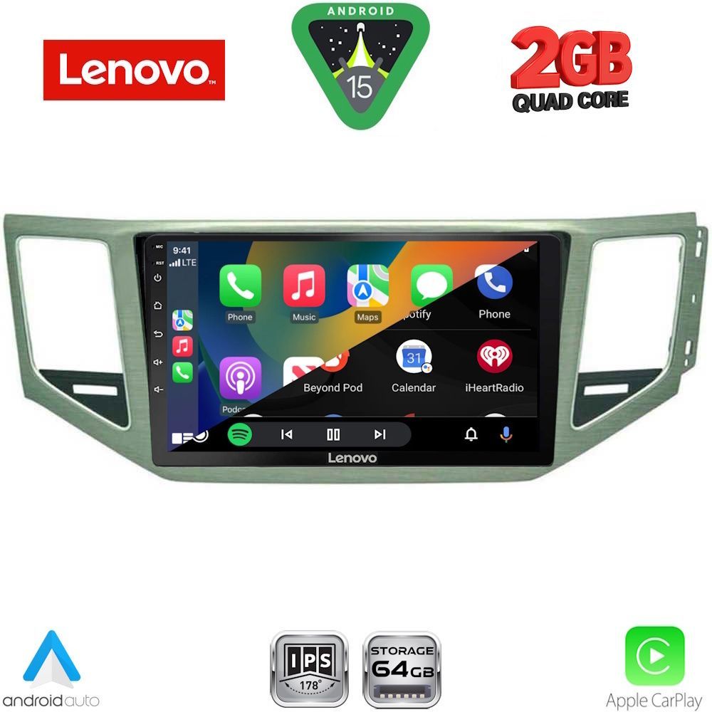 LENOVO LVD 2745_CPA (SL) (10inc) MULTIMEDIA TABLET for VW GOLF SPORTSVAN mod. 2014-2021 - Image 2