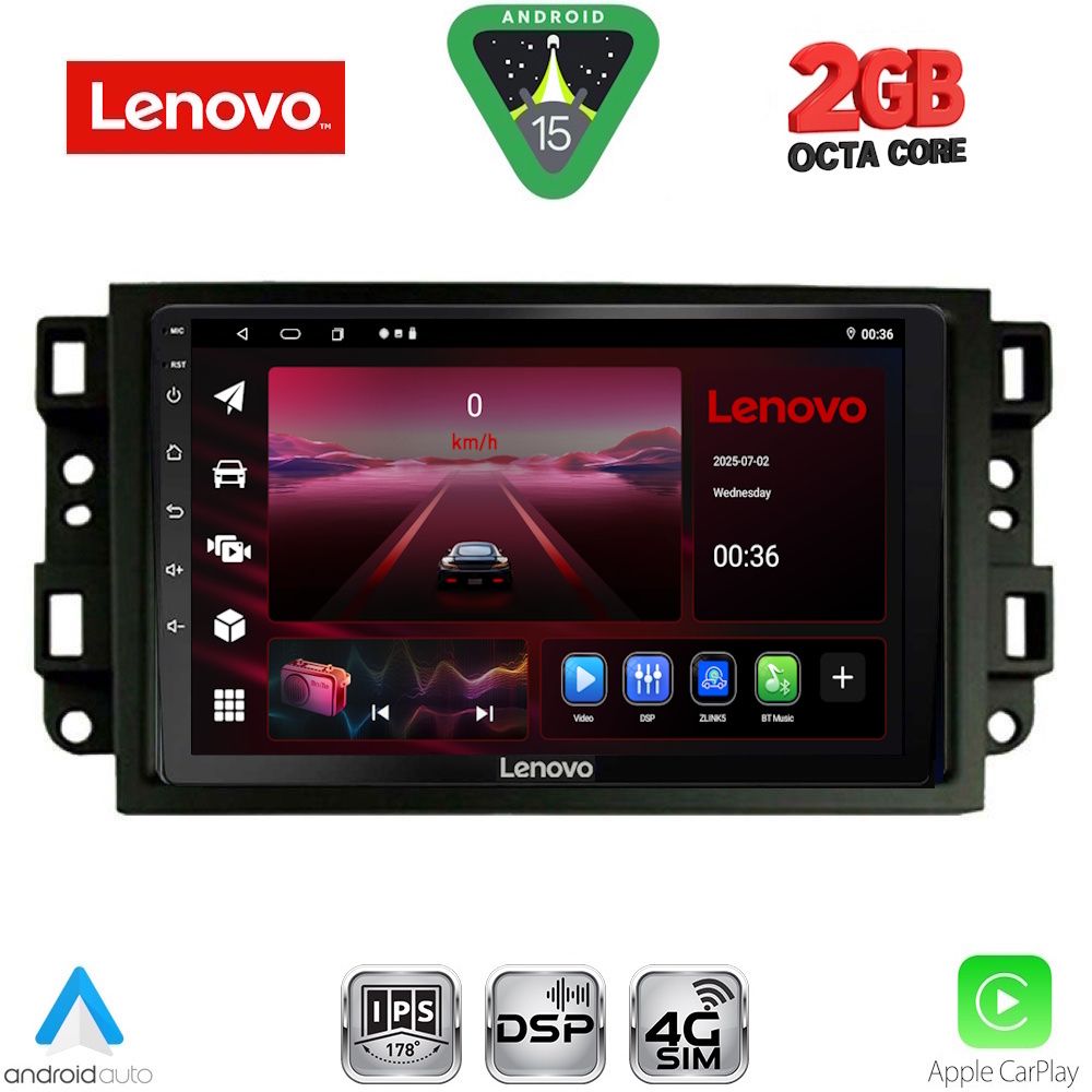 LENOVO LVF 5070_CPA (10inc) MULTIMEDIA TABLET for CHEVROLET ALL mod. 2004-2011