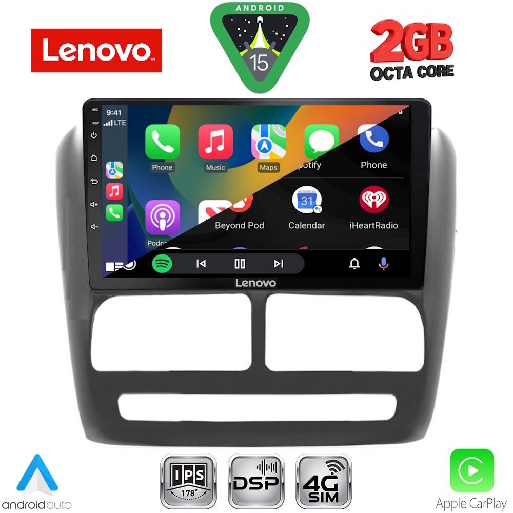 LENOVO LVF 5137_CPA (9inc) MULTIMEDIA TABLET for FIAT DOBLO mod. 2010-2015 - Image 2
