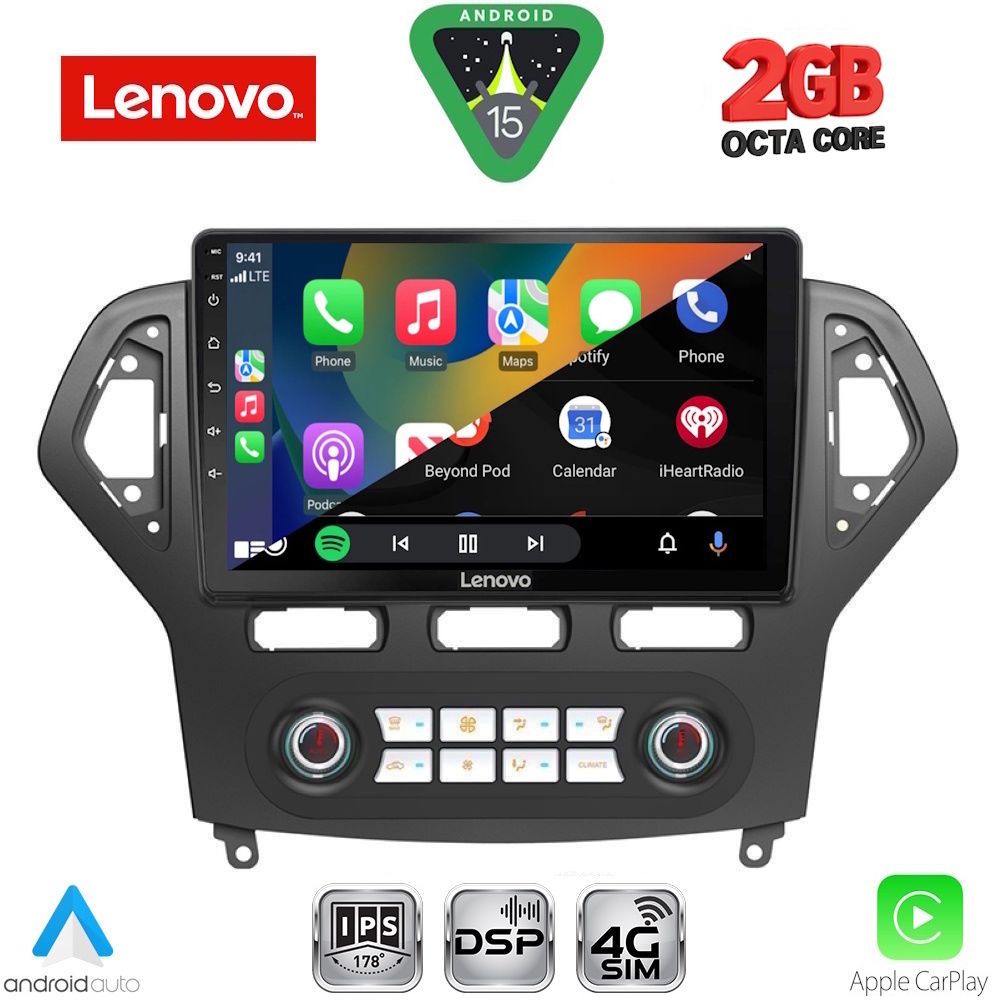 LENOVO LVF 5162_CPA CLIMA (10inc) MULTIMEDIA TABLET for FORD MONDEO mod. 2007-2011 - Image 2