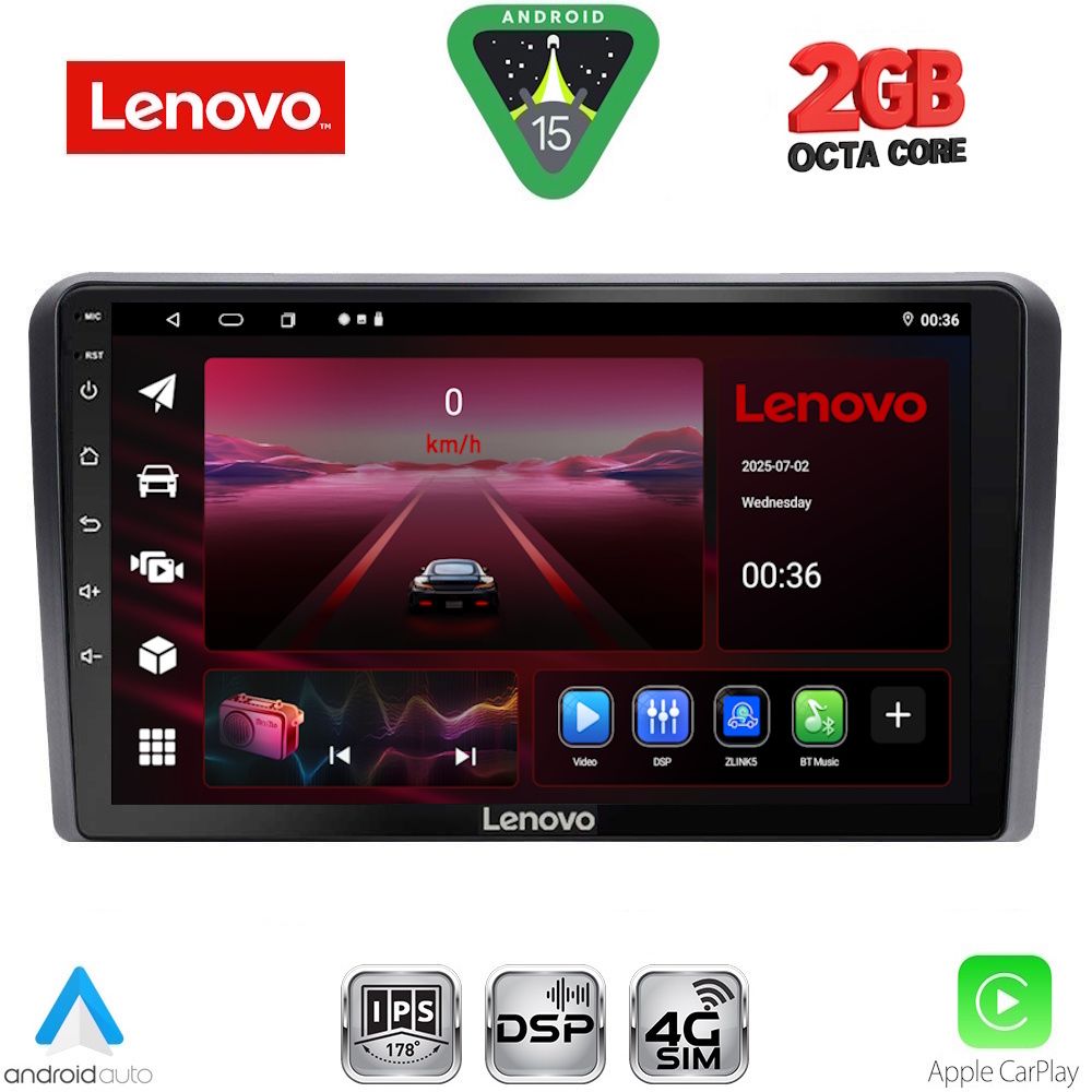 LENOVO LVF 5180_CPA (9inc) MULTIMEDIA TABLET for FORD TOURNEO – COURIER mod. 2014-2024