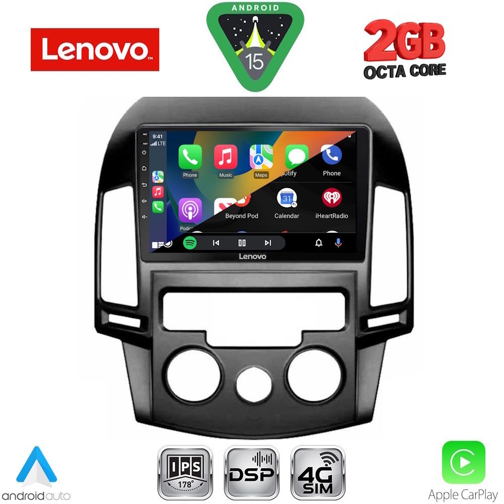LENOVO LVF 5231_CPA A/C (9inc) MULTIMEDIA TABLET for HYUNDAI i30 mod. 2007-2012 - Image 2