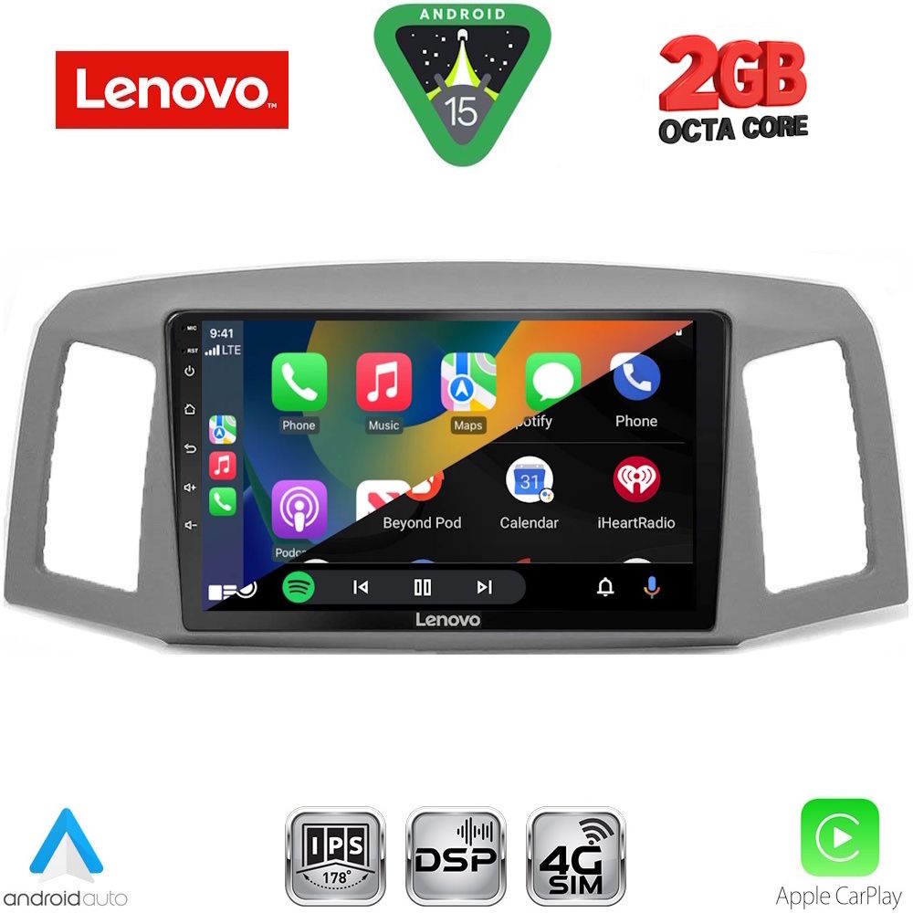 LENOVO LVF 5281_CPA (10inc) MULTIMEDIA TABLET for JEEP GRAND CHEROKEE mod. 2005-2007 - Image 3