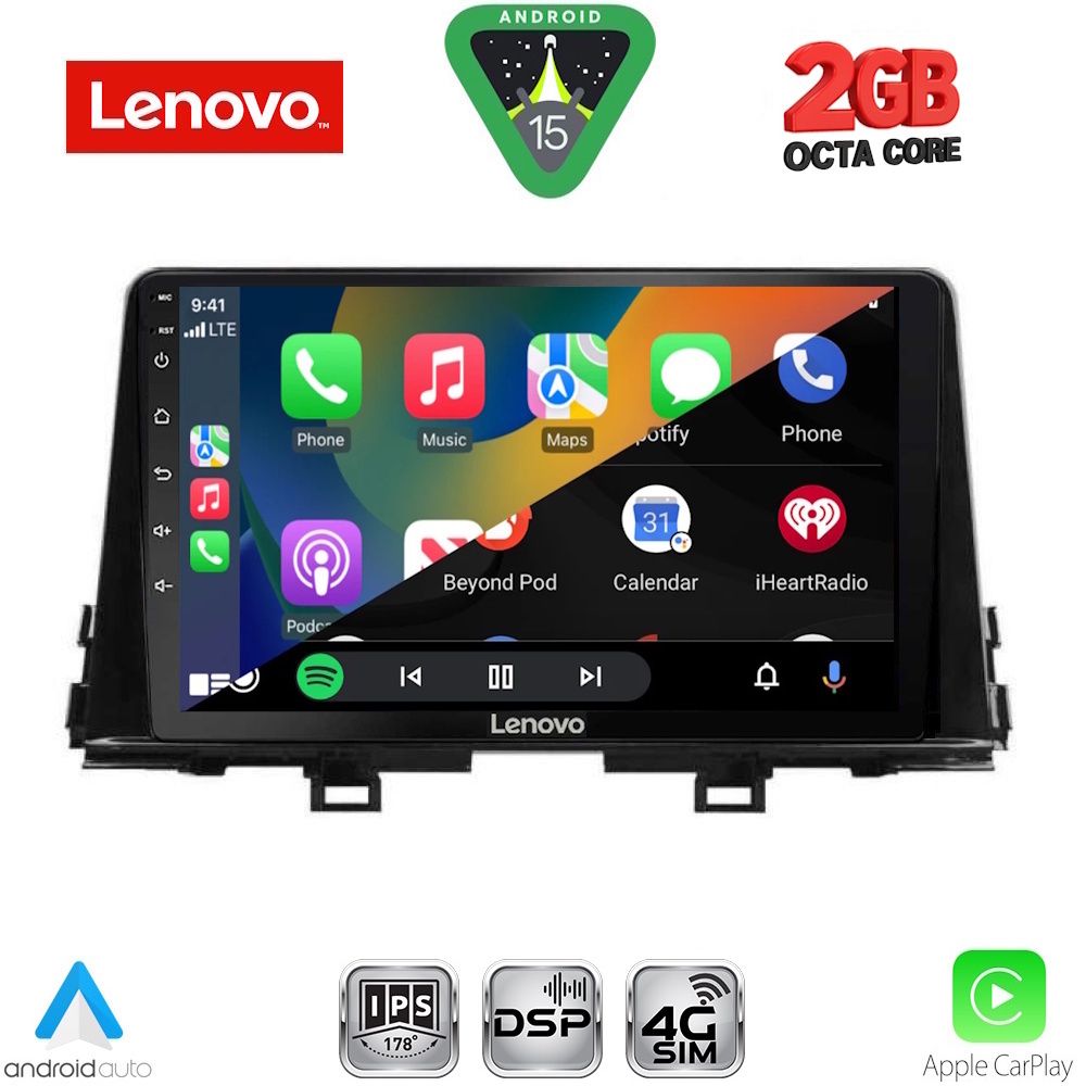 LENOVO LVF 5309_CPA (9inc) MULTIMEDIA TABLET for KIA PICANTO mod. 2017-2021 - Image 2