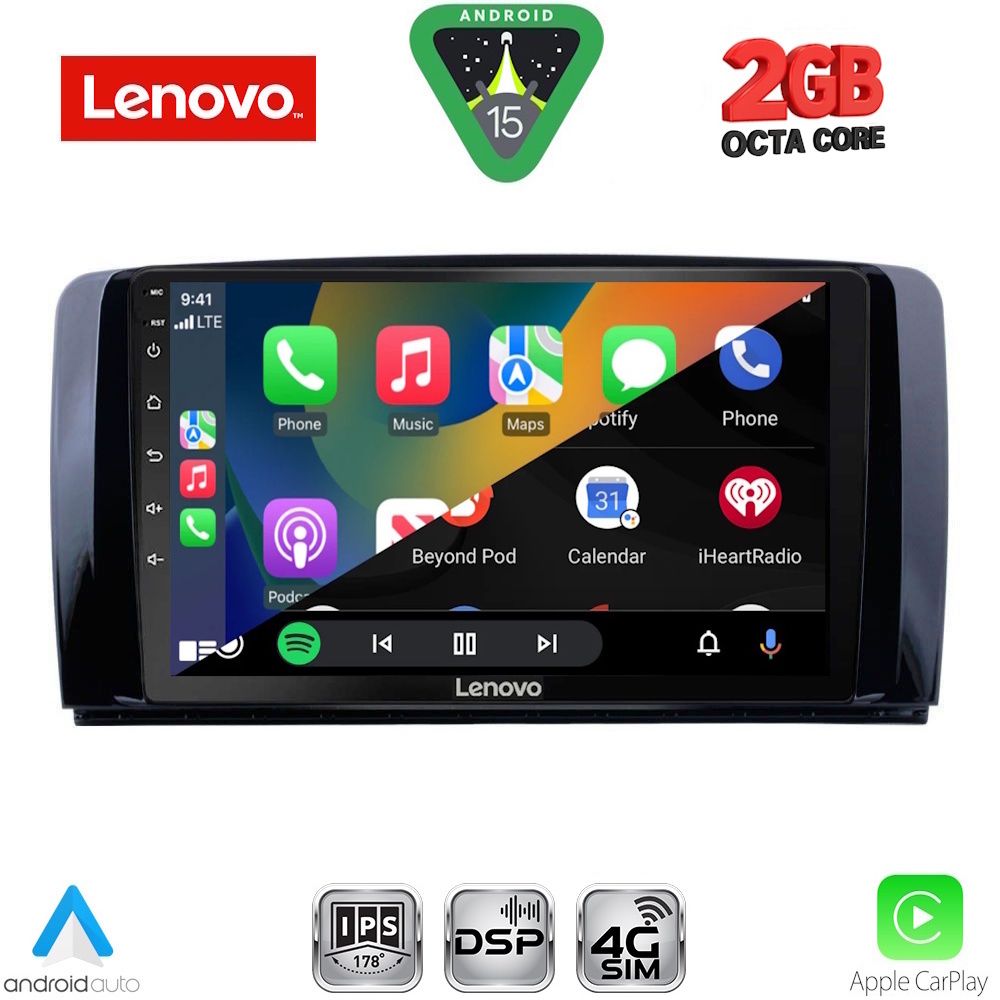 LENOVO LVF 5422_CPA (9inc) MULTIMEDIA TABLET for MERCEDES R (W251) mod. 2006-2015 - Image 2