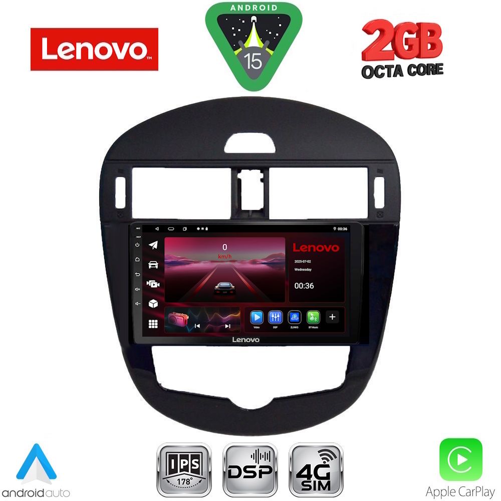 LENOVO LVF 5470CL_CPA (9inc) MULTIMEDIA TABLET for NISSAN PULSAR mod. 2014-2020 with CLIMA