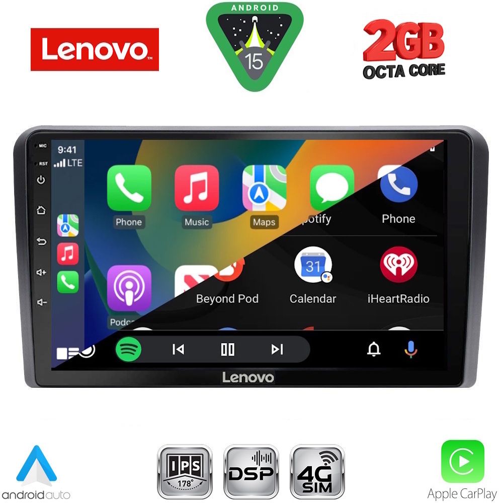 LENOVO LVF 5514_CPA (9inc) MULTIMEDIA TABLET for PEUGEOT 308 mod. 2013-2021 - Image 2