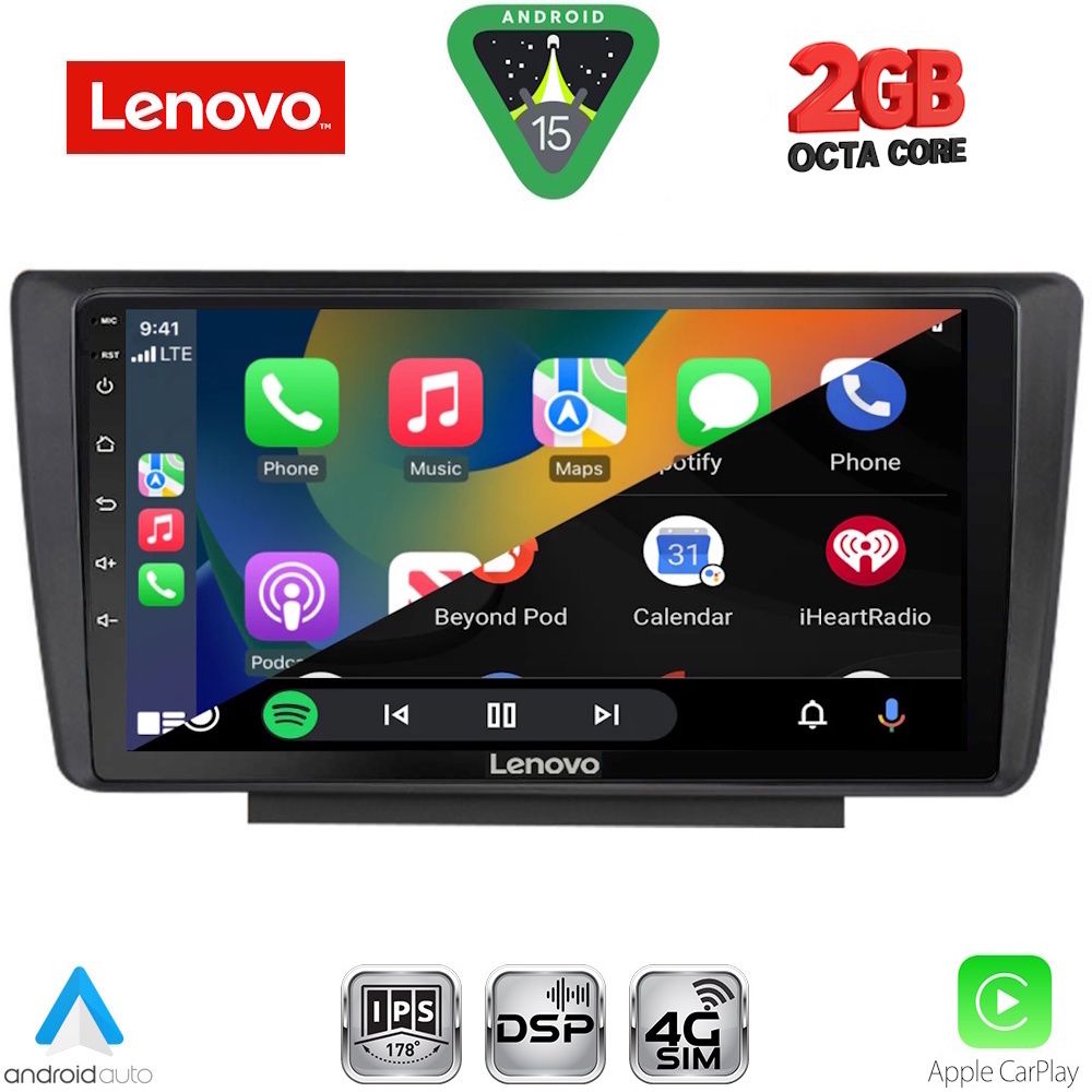 LENOVO LVF 5594_CPA (9inc) MULTIMEDIA TABLET for SKODA OCTAVIA 5 mod. 2005-2012 - Image 2
