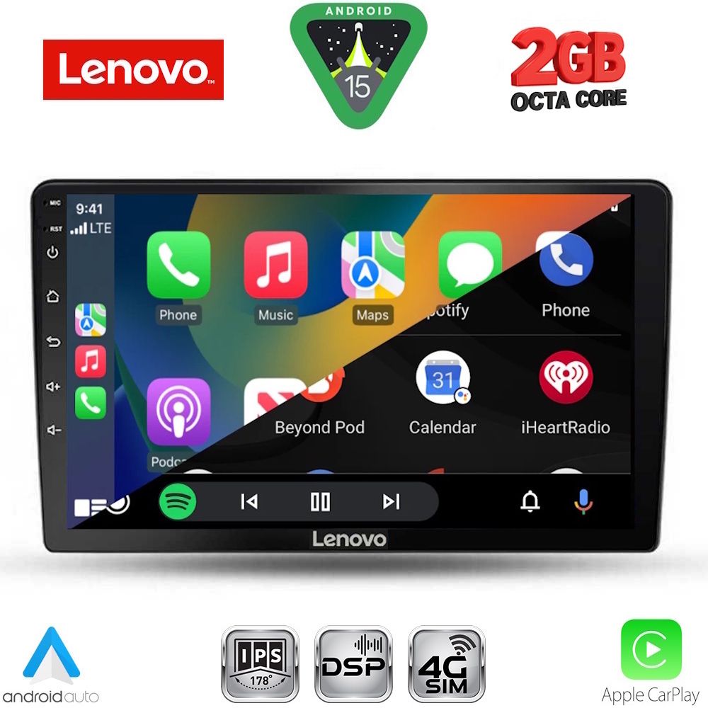 LENOVO LVF 5656_CPA (9inc) MULTIMEDIA TABLET for SSANGYONG REXTON mod. 2002-2006 - Image 2