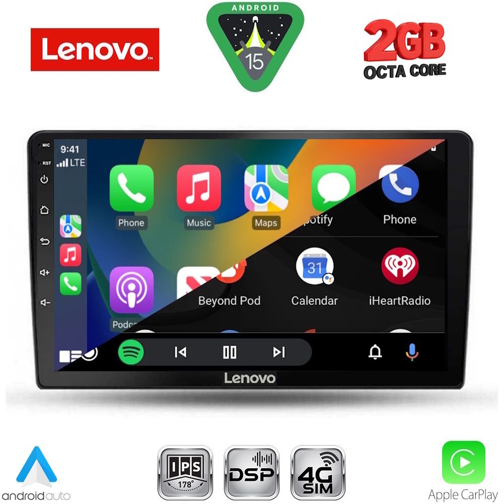LENOVO LVF 5711A_CPA (9inc) MULTIMEDIA TABLET for TOYOTA COROLLA VERSO mod. 2000-2004 - Image 2