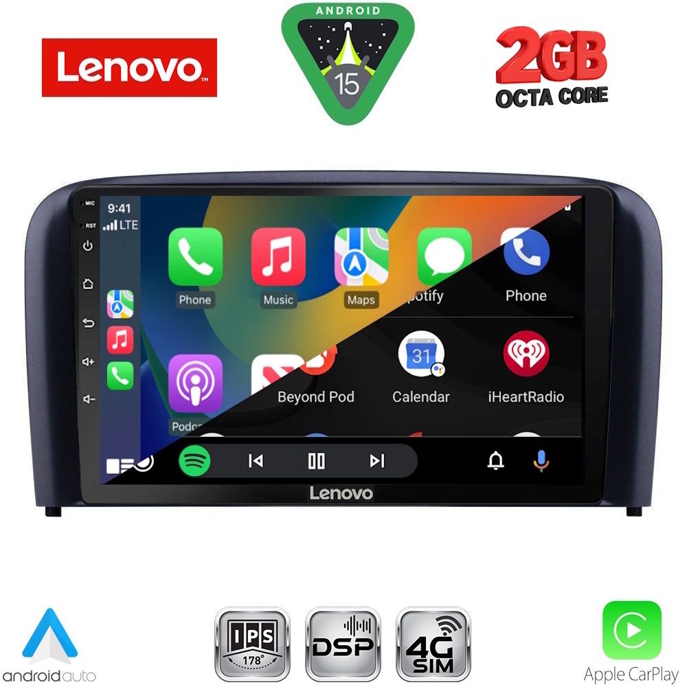 LENOVO LVF 5786_CPA (9inc) MULTIMEDIA TABLET for VOLVO S80 mod. 1999-2006 - Image 2