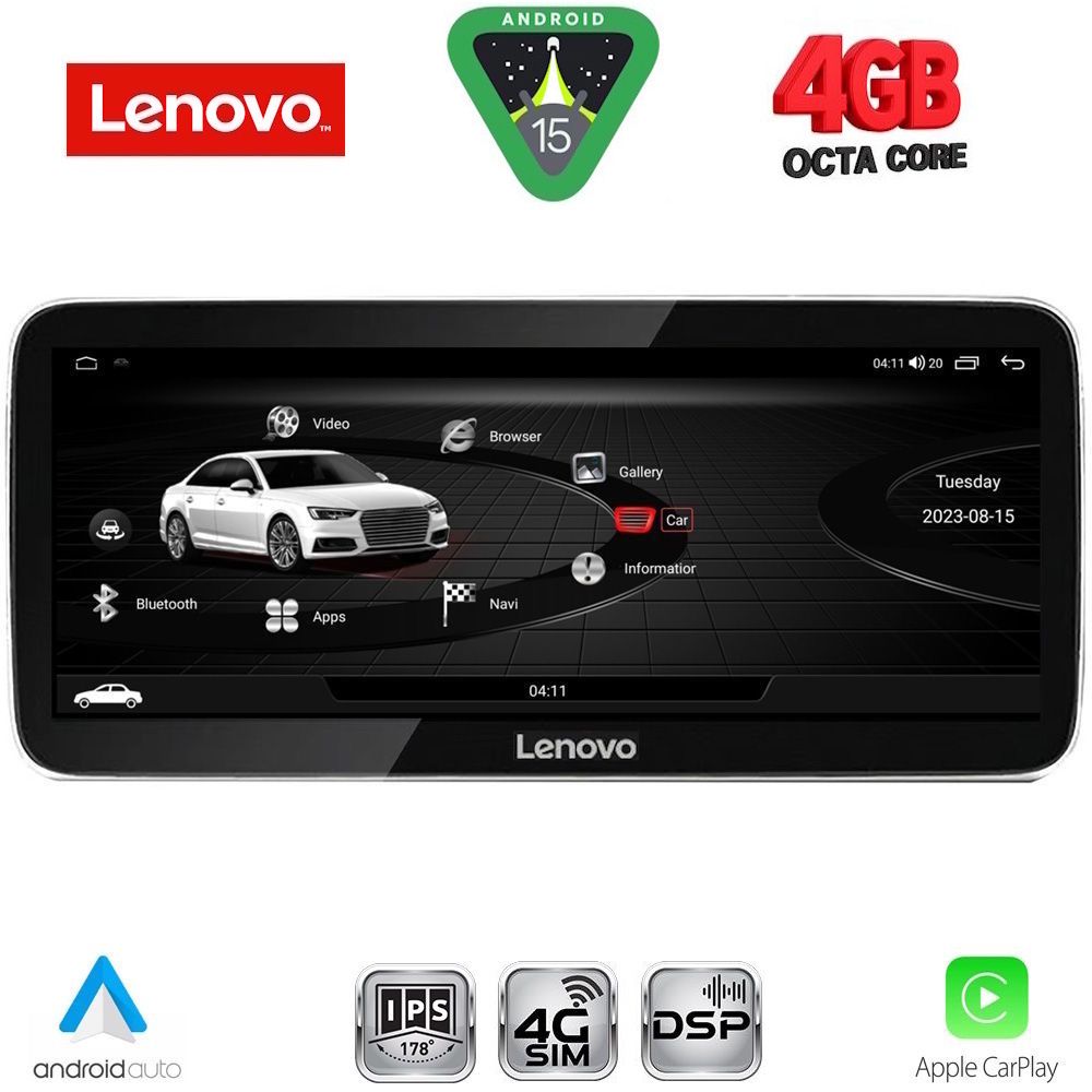 LENOVO LVG 14915_CPA (12.3inc) MULTIMEDIA SYSTEM for AUDI A3 mod. 2013-2021