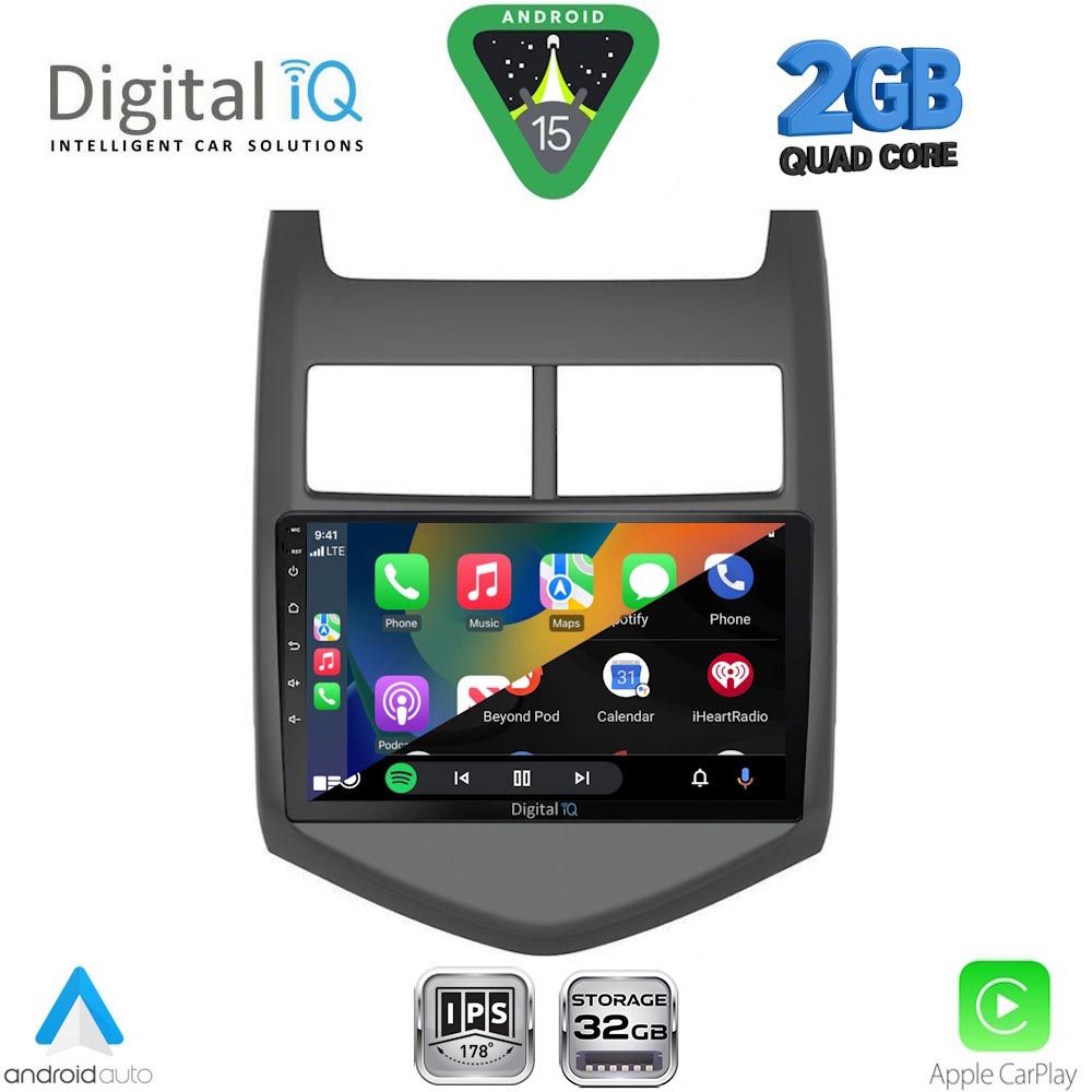 DIGITAL IQ RSD 1074_CPA (9inc) MULTIMEDIA TABLET for CHEVROLET AVEO mod. 2011-2014 - Image 2