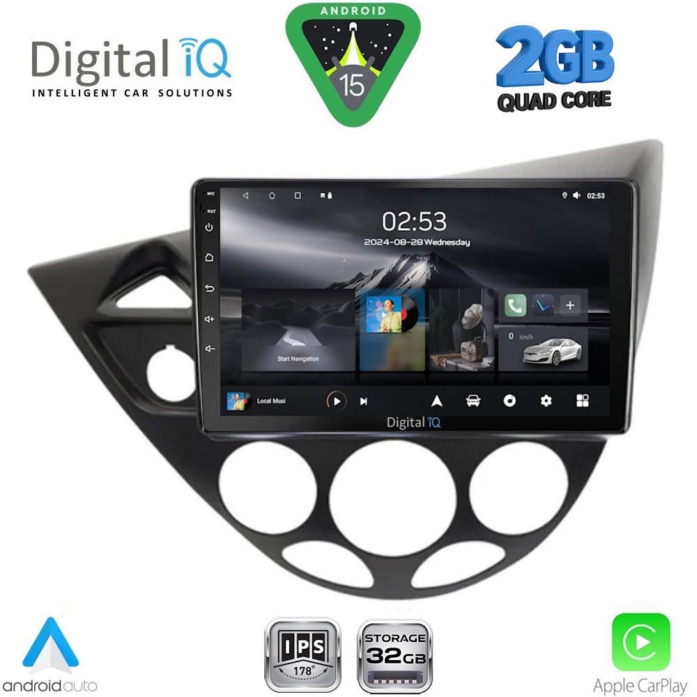 DIGITAL IQ RSD 1169_CPA (9inc) MULTIMEDIA TABLET for FORD FOCUS mod. 1998-2004