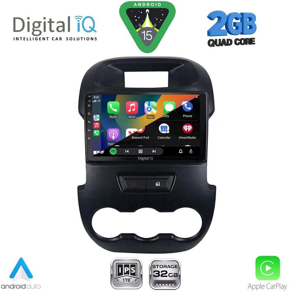 DIGITAL IQ RSD 1171_CPA (9inc) MULTIMEDIA TABLET for FORD RANGER mod. 2011-2015 - Image 2