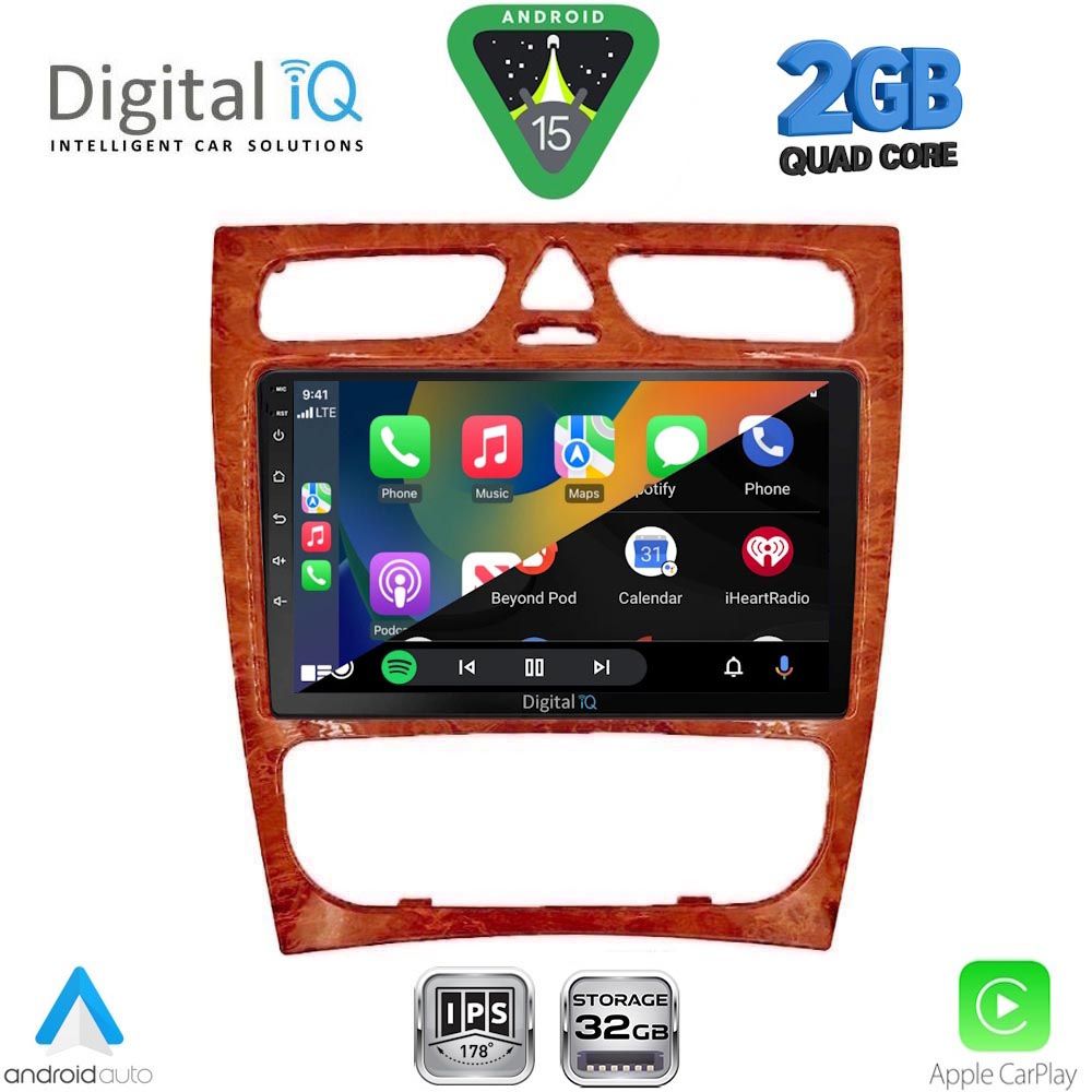 DIGITAL IQ RSD 1402CH_CPA (9inc) MUTIMEDIA TABLET for MERCEDES C (W203) mod. 1999-2004 - Image 2