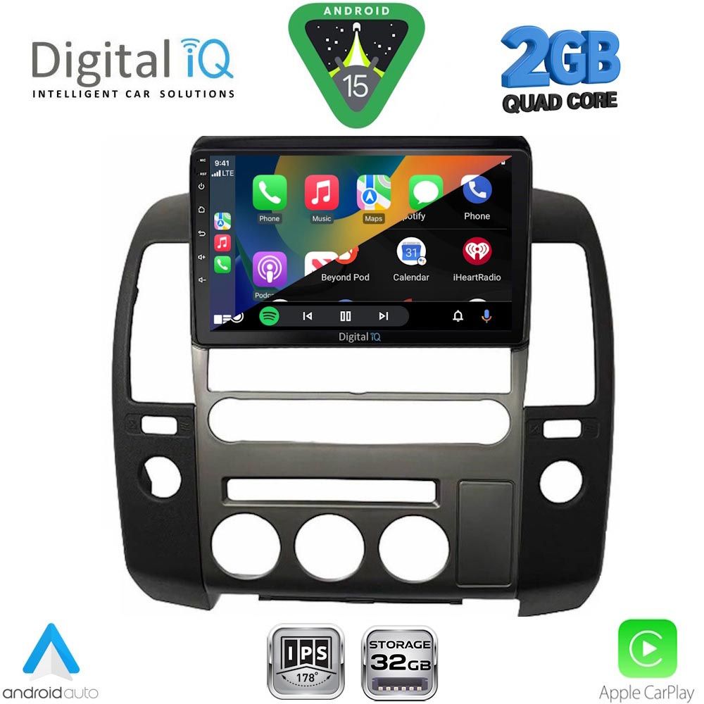 DIGITAL IQ RSD 1454_CPA (ORIG.NAVI) (9inc) MULTIMEDIA TABLET for NISSAN NAVARA D40 mod. 2006-2016 με Original Navi - Image 2
