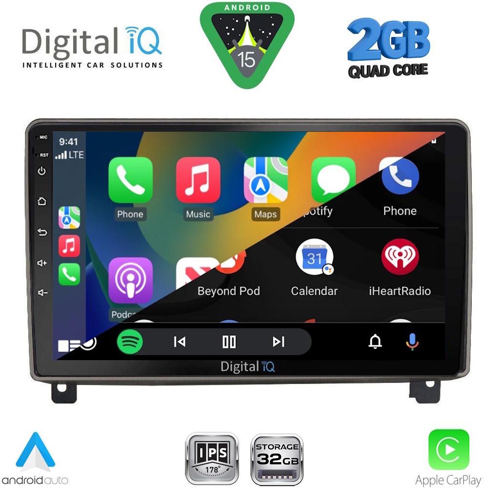 DIGITAL IQ RSD 1517_CPA (9inc) MULTIMEDIA TABLET for PEUGEOT 407 mod. 2004-2011 - Image 2