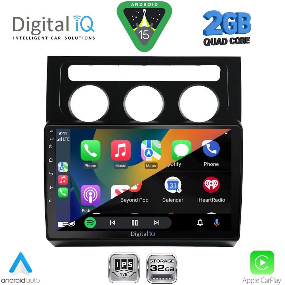 DIGITAL IQ RSD 1767_CPA CLIMA (10inc) MULTIMEDIA TABLET for VW TOURAN mod. 2003-2010 - Image 2