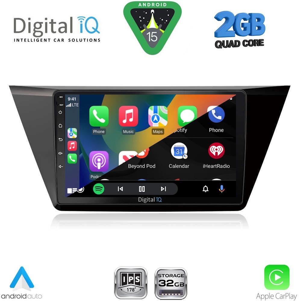 DIGITAL IQ RSD 1769_CPA (10inc) MULTIMEDIA TABLET for VW TOURAN mod. 2016-2026 - Image 2