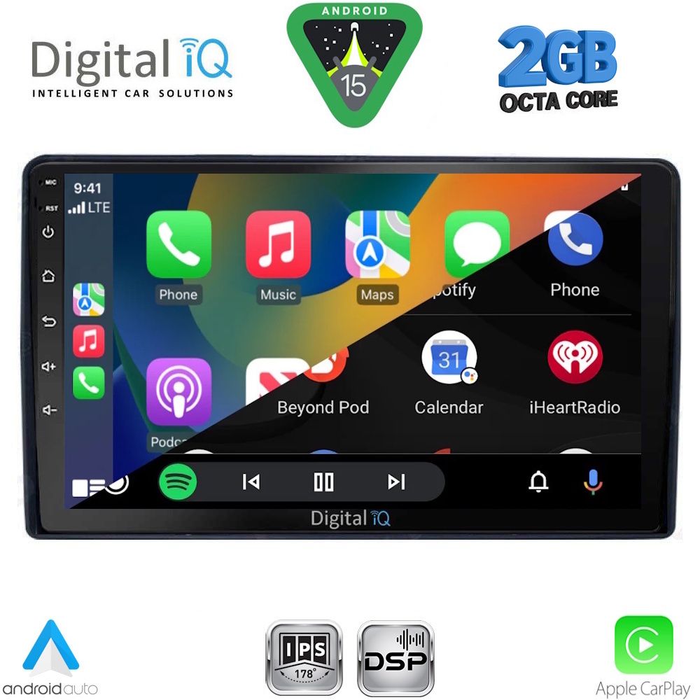 DIGITAL IQ RSF 4081_CPA (9inc) MULTIMEDIA TABLET for CITROEN – PEUGEOT mod. 2008-2018 - Image 2